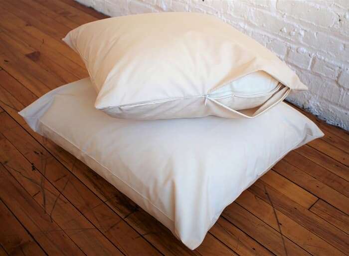 GOTS Waterproof Organic Cotton Decorative Pillow Protector SELWII