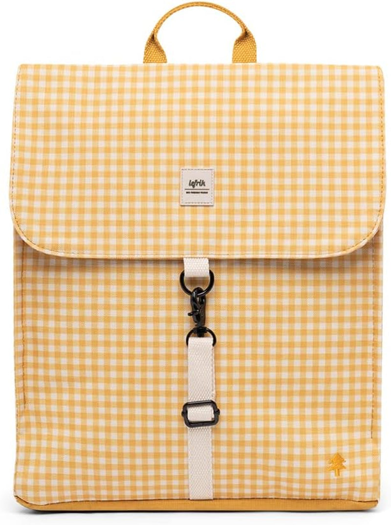 - Handy Mini Backpack- for Your Day to Day - 13.6" Laptop - Eco Friendly, Vichy Mustard, Small