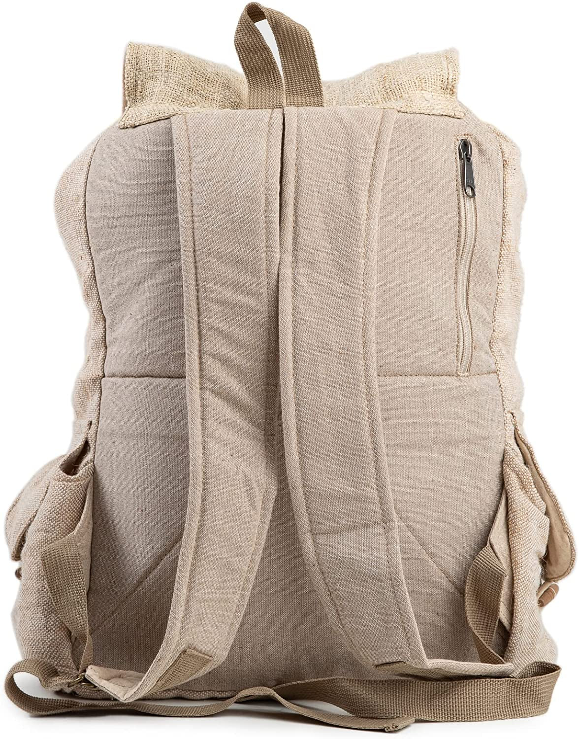 Sustainable Large Hemp Backpack on Selwii