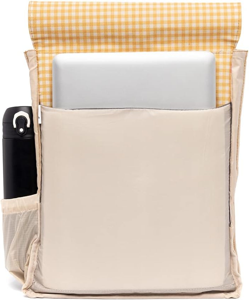 - Handy Mini Backpack- for Your Day to Day - 13.6" Laptop - Eco Friendly, Vichy Mustard, Small