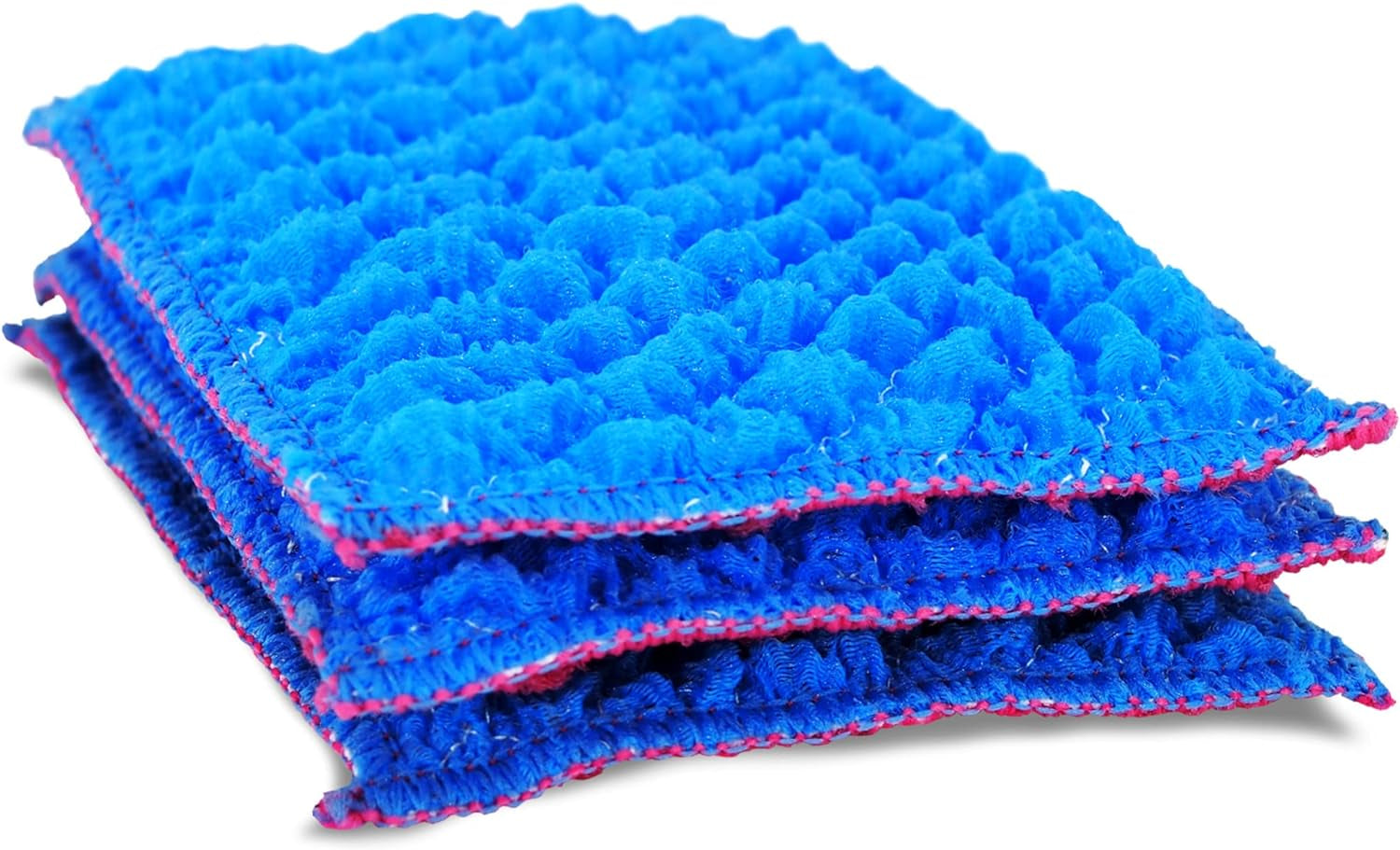 No Odor Scrub Pads (3PK) - Best Alternative to Kitchen Sponges and Scrubbers - Ecofriendly Reusable Sponge & Scrubber for Cleaning Dishes - All Purpose Scrubbing Pads - Dishwashing, Camping
