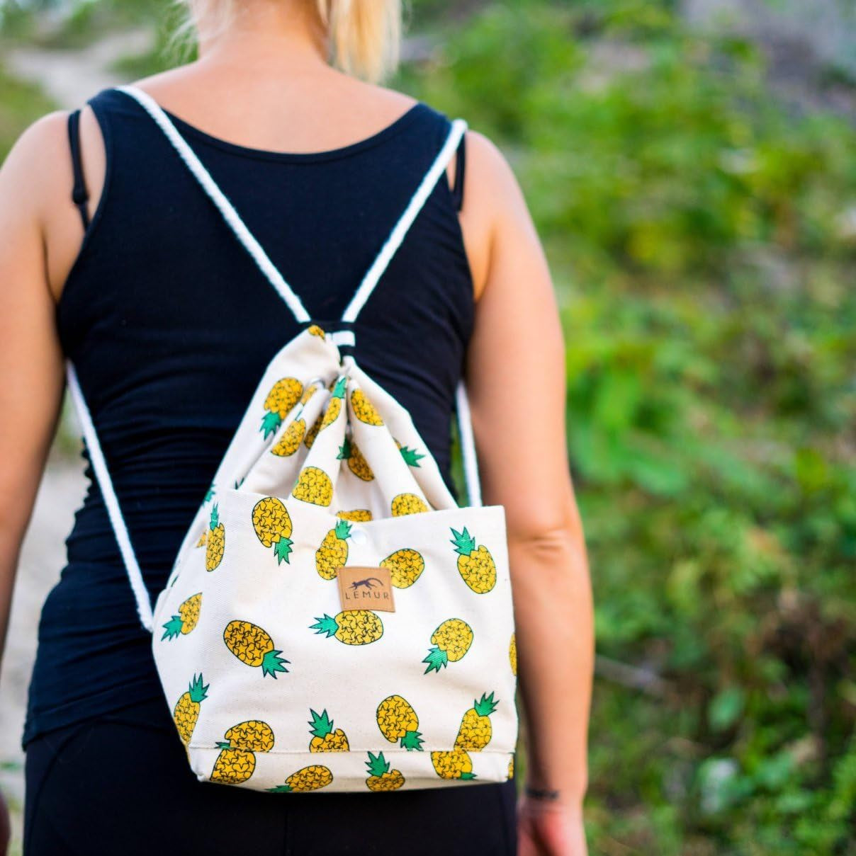 Eco-Friendly, Sustainable, Canvas Backpack Purse